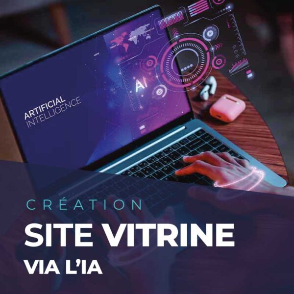 Site vitrine via l'IA